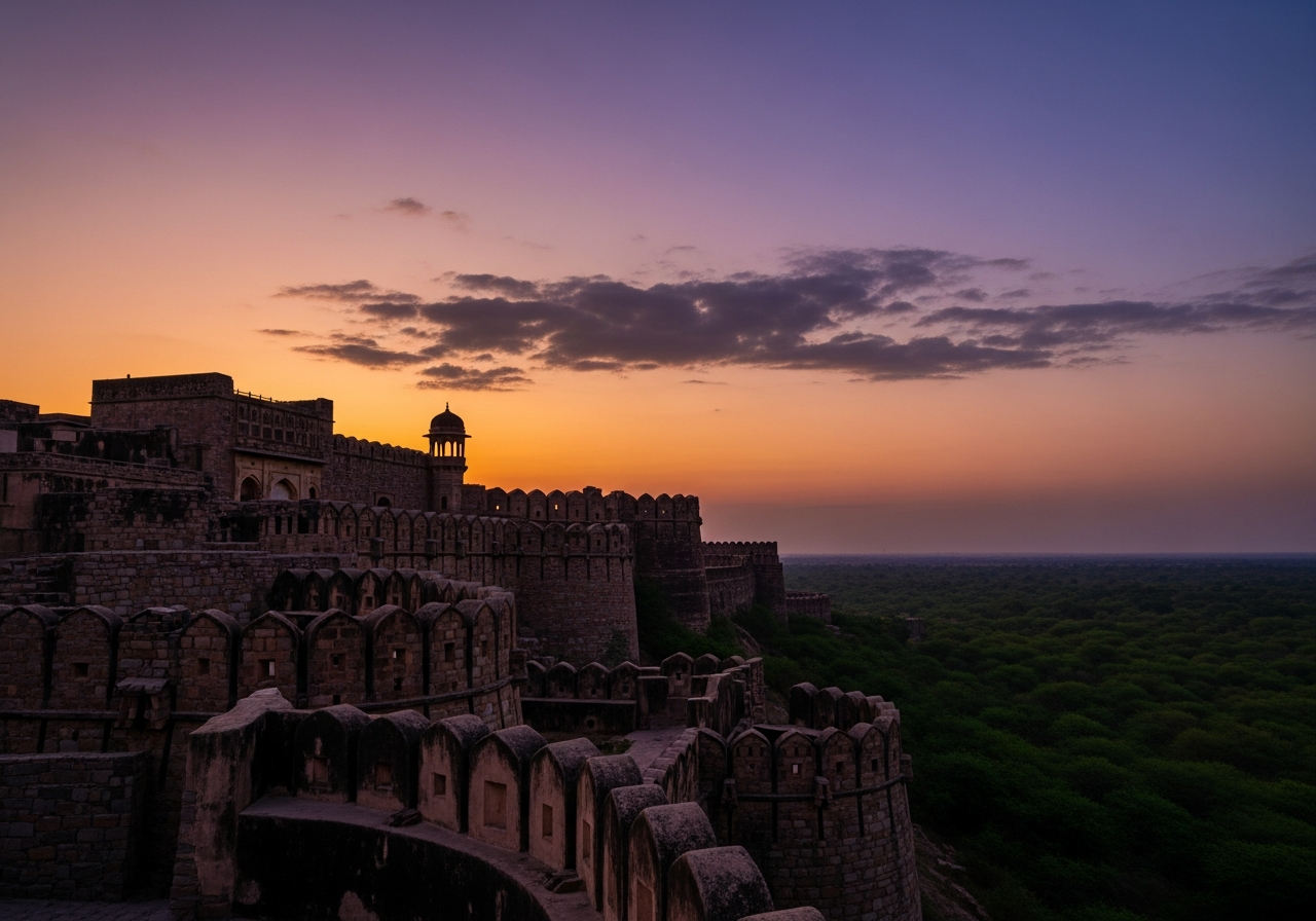 Ranthambore Fort Dusk